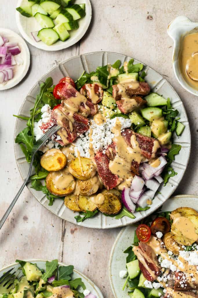 Warm Steak and Potato Salad Recipe