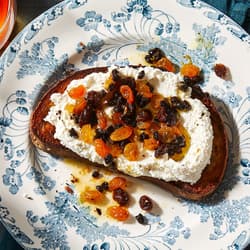 Whipped Ricotta with Raisins and Pine Nuts Recipe