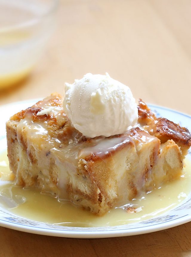 White Chocolate Bread Pudding Recipe