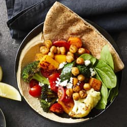 Beef Stew with Spinach Pitas Recipe