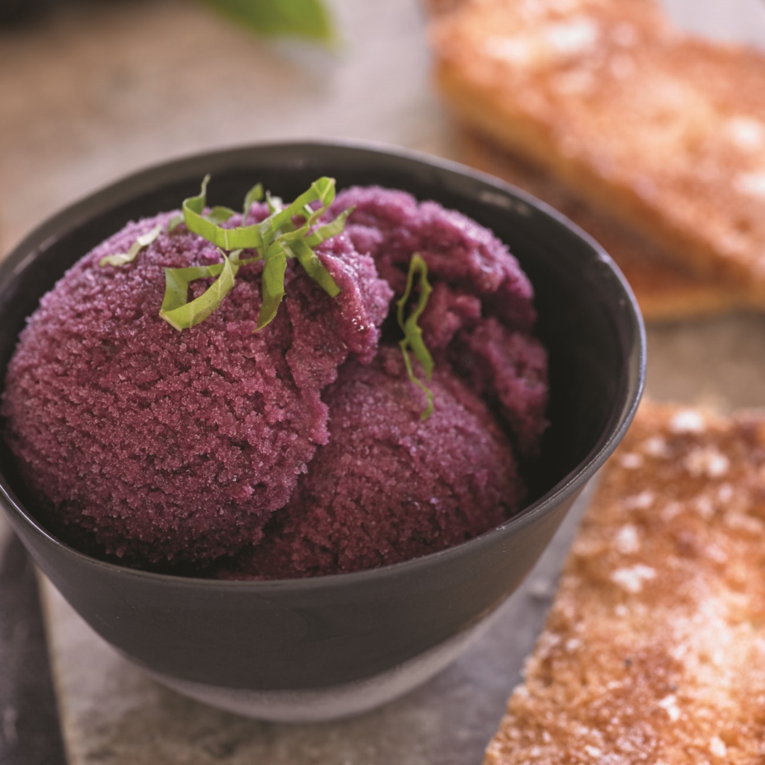 Black Grape Sorbet Recipe