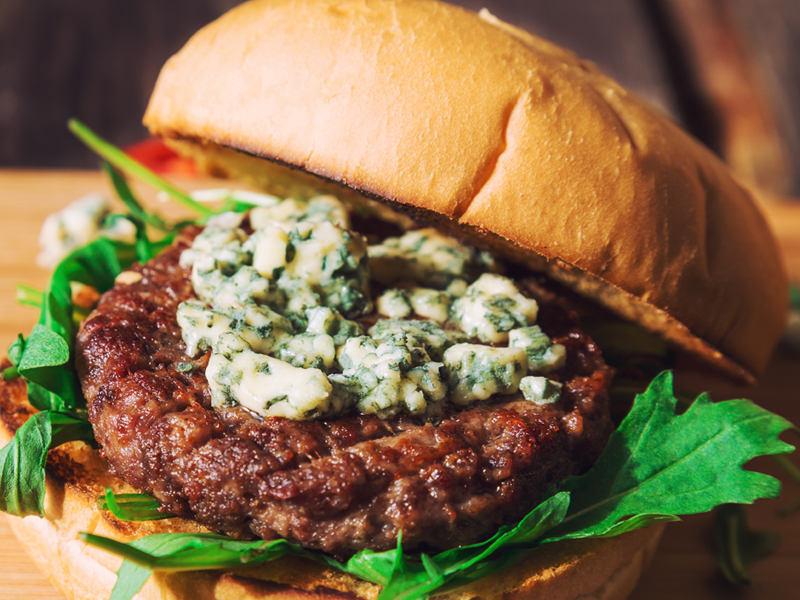 Blue-rugula Burgers Recipe