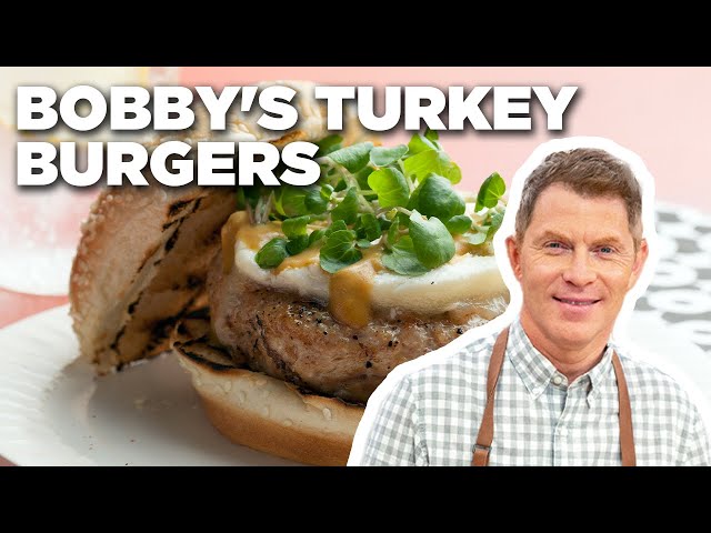 Bobby Flay's Method to Elevate Turkey Burgers - How to Make Moist and Flavorful Turkey Burgers