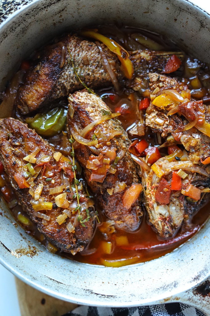 Brown Stew Fish Recipe