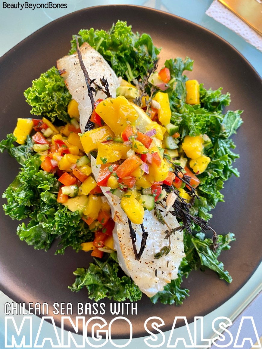 Chilean Sea Bass with Spicy Fruit Salsa Recipe