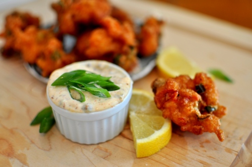 Crawfish Beignets with Spicy Remoulade Recipe