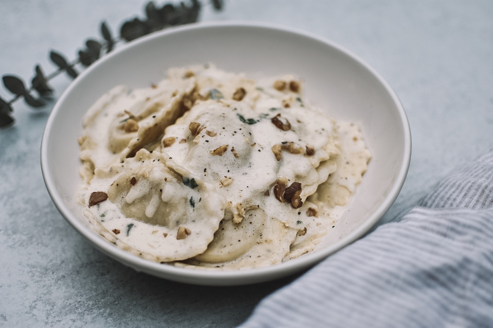 Creamy Sage Baked Ravioli Recipe