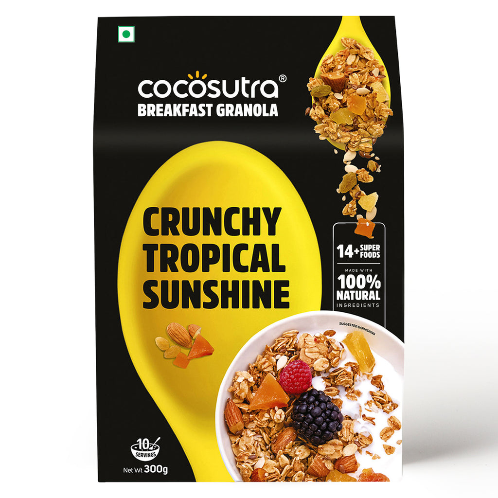 Crunchy Golden Tropical Granola Recipe