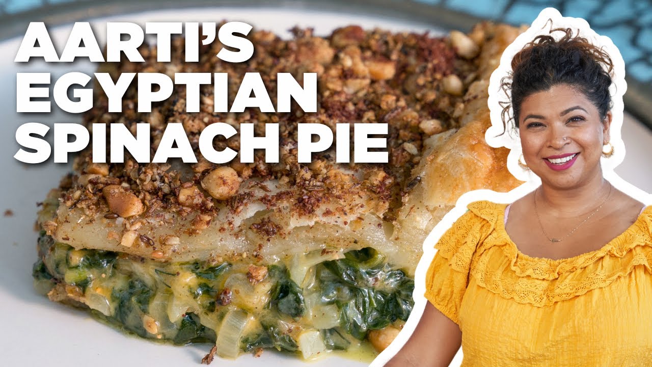 Egyptian Spinach Pie with Hazelnut Dukkah