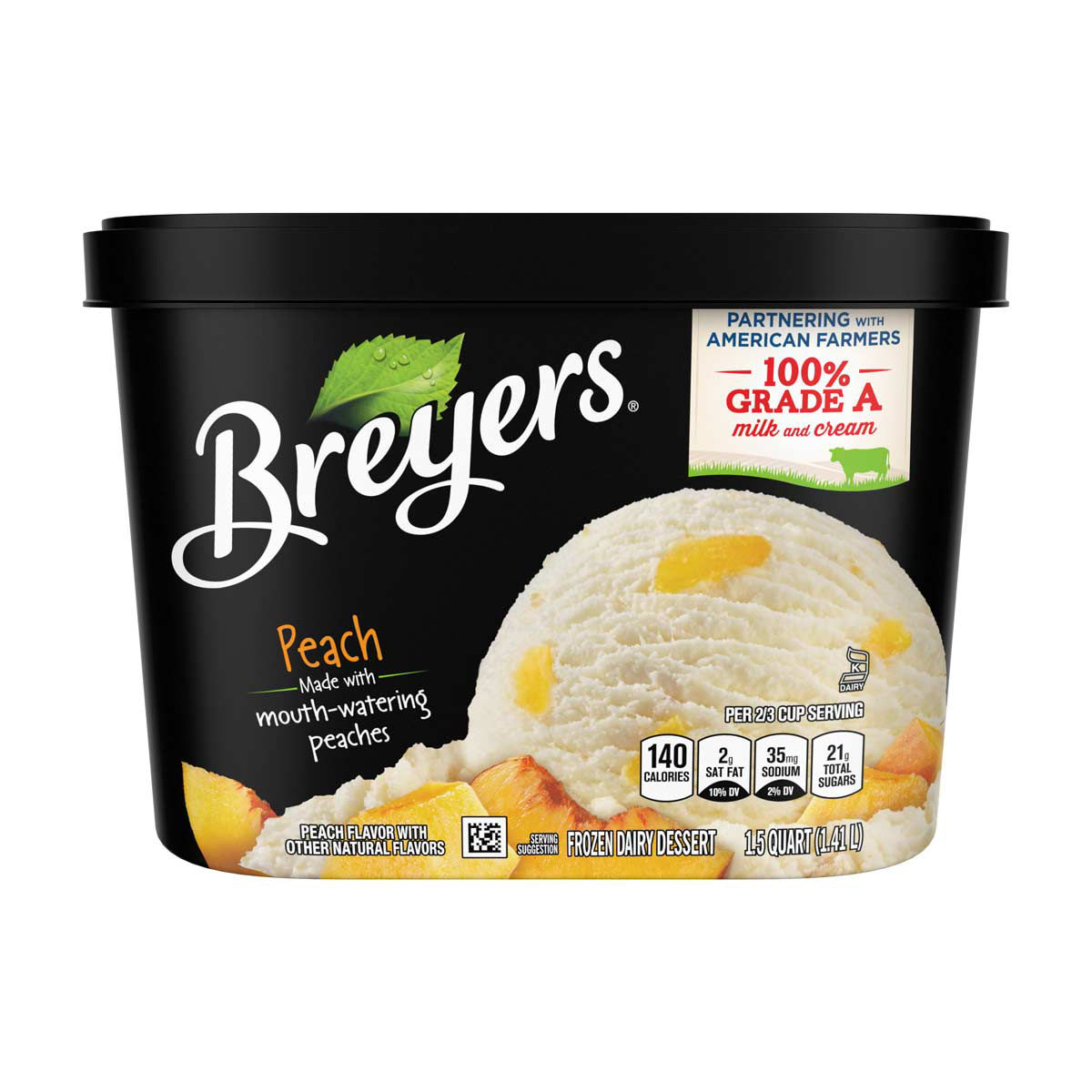 Frozen Peaches and Cream Recipe