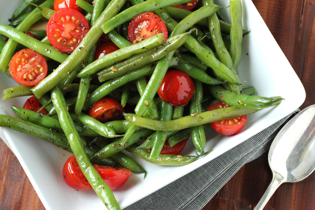 Green Beans with Cherry Tomatoes Recipe