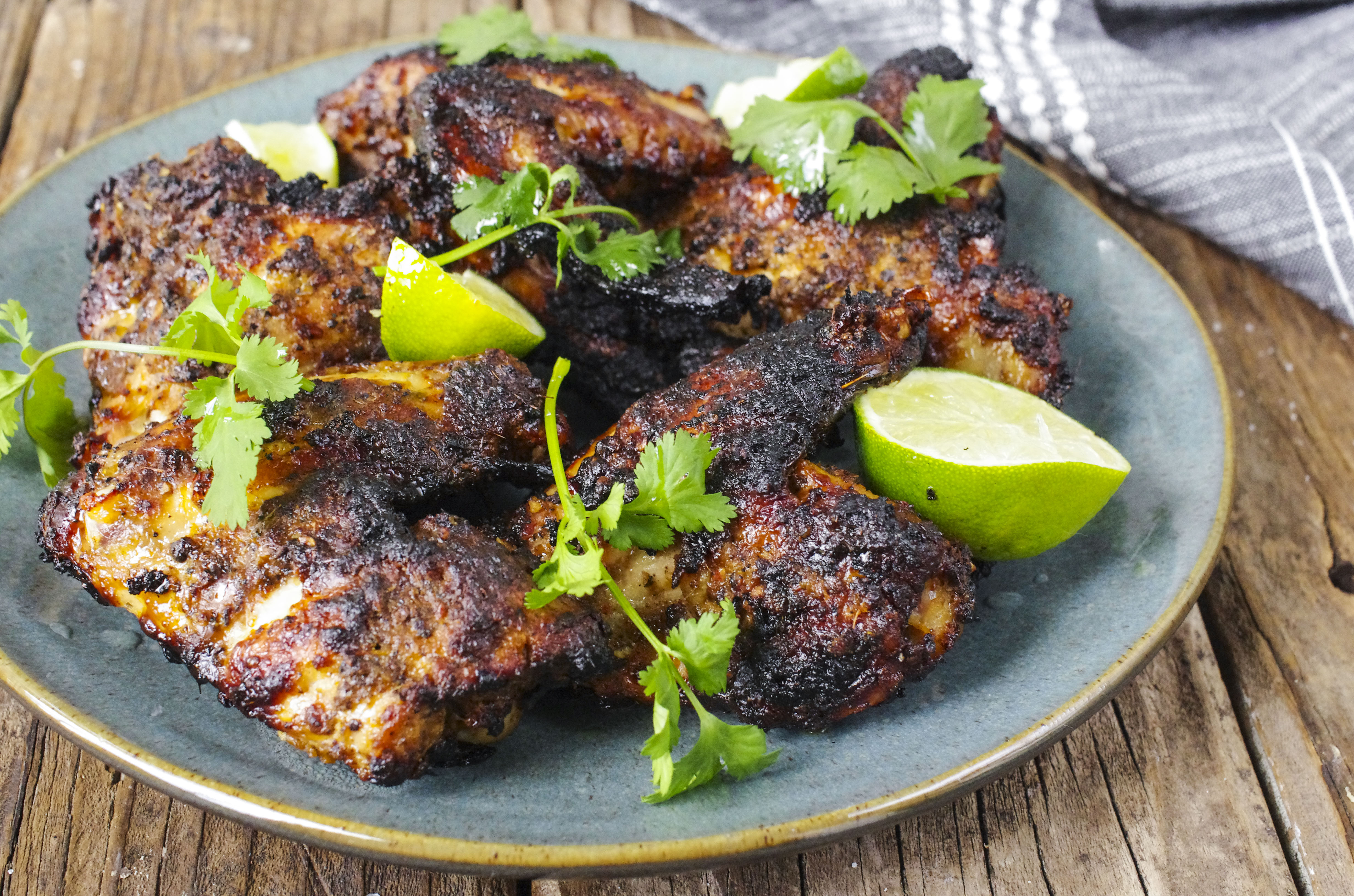 Grilled Jerk Chicken Wings Recipe Kitchen