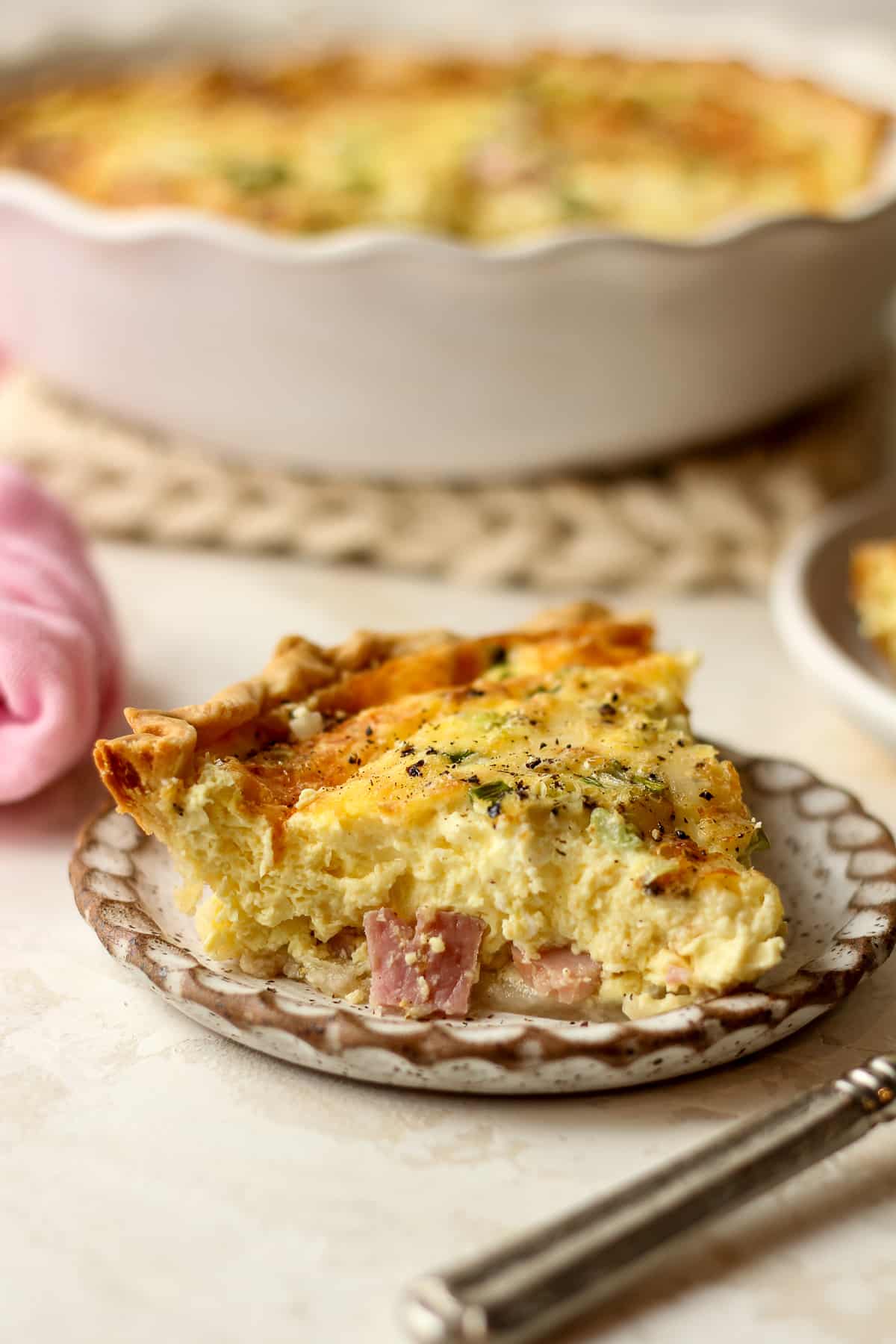 Ham and Gruyere Quiche Recipe