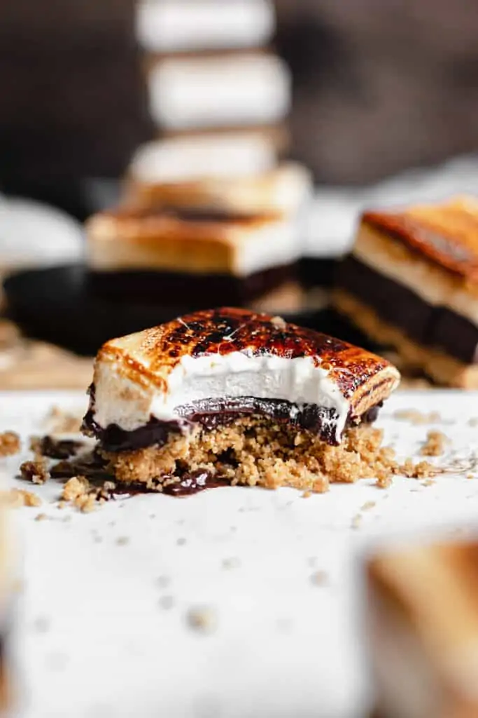 Homemade Cinnamon Grahams and Salted Chocolate Ganache S'mores Recipe