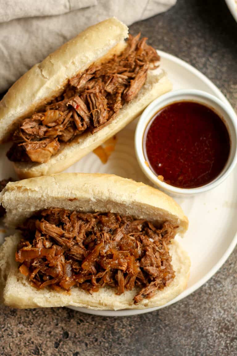 Homemade Roast Beef Sandwich Au Jus Recipe
