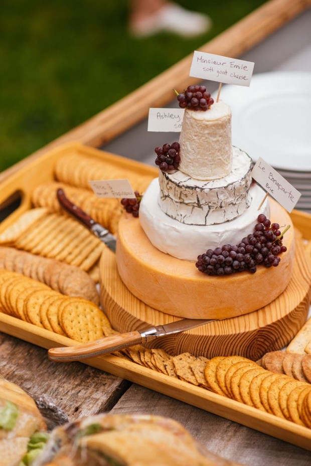 How to Make a Cheese Wheel Cake