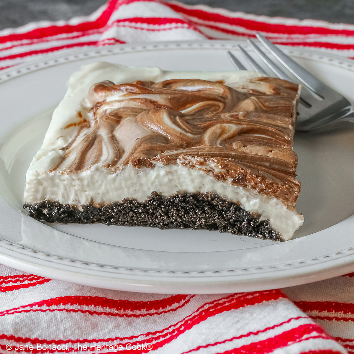 Marbled Chocolate Cheesecake Bars Recipe