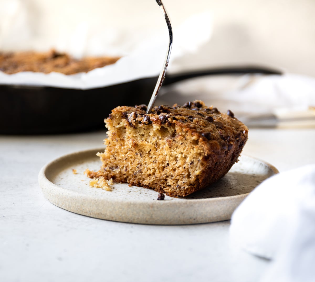 Mexican Chocolate Banana Skillet Cake Recipe