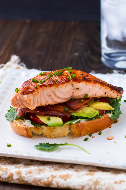 Open-Face Salmon and Avocado Sandwiches Recipe