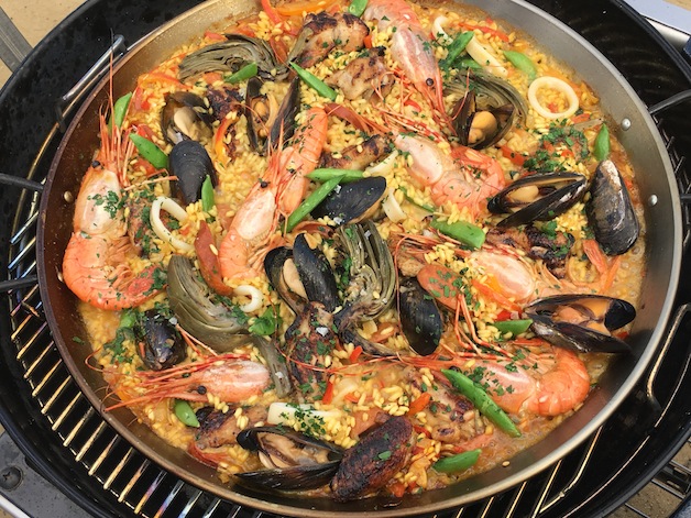 Paella on the Grill Recipe