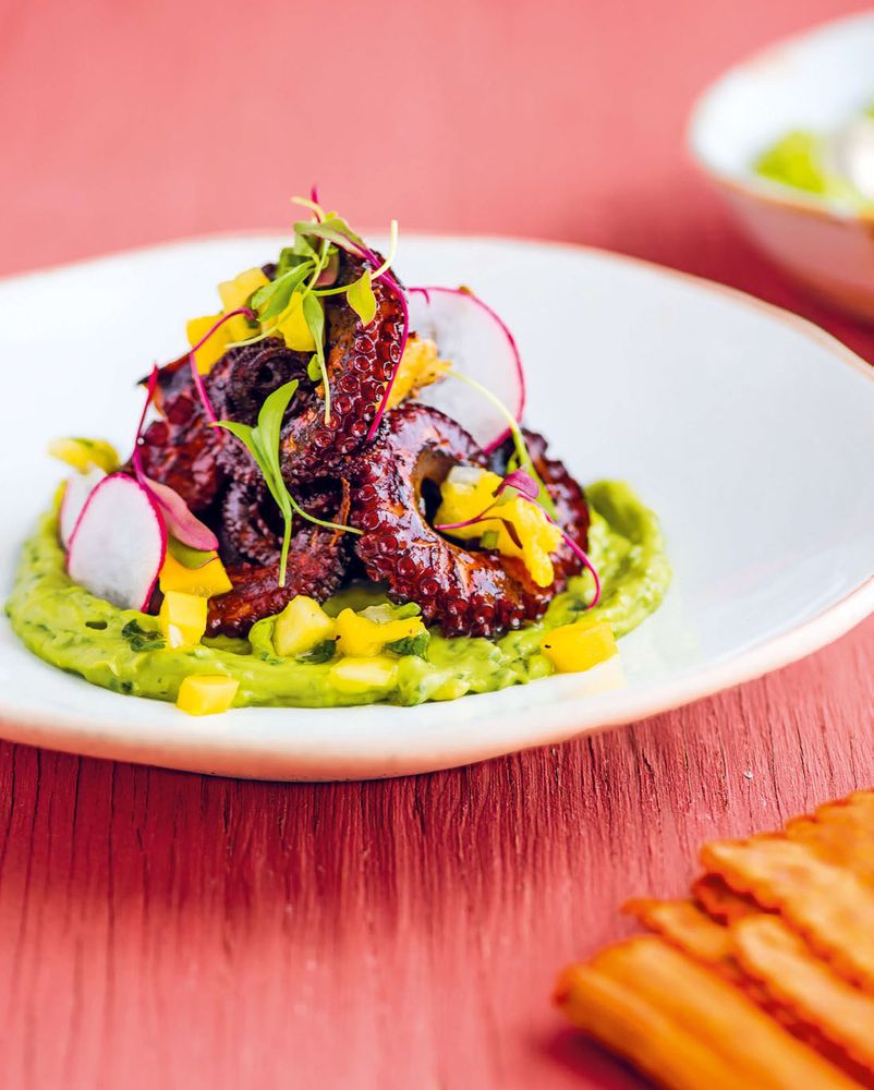 Pan Roasted Achiote Octopus Recipe