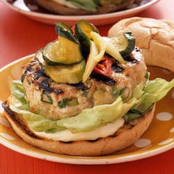 Pat's Stuffed Turkey Burgers Recipe