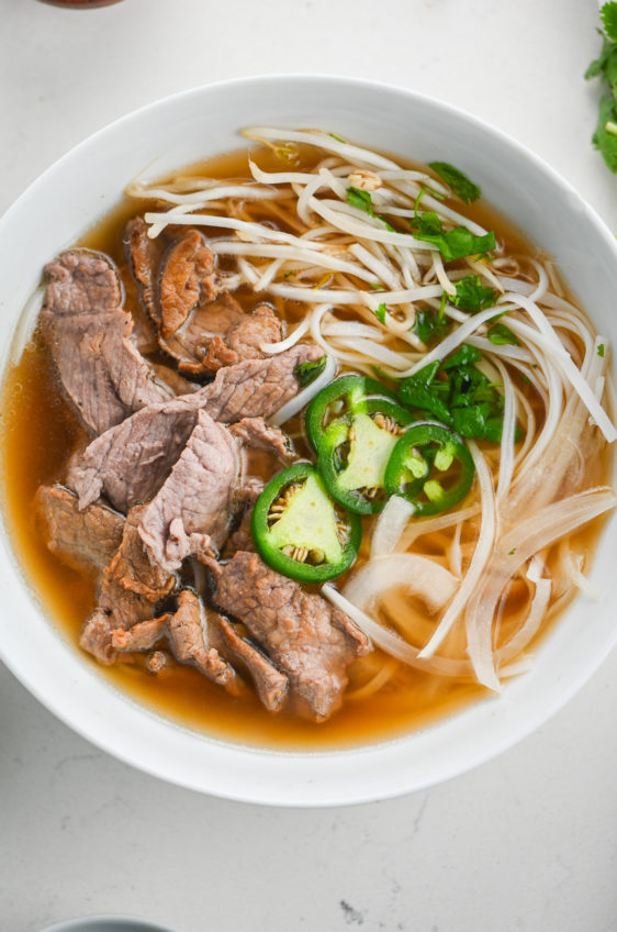Quick and Easy Beef and Rice Noodle Soup Recipe