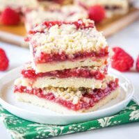 Raspberry Crumble Bars Recipe