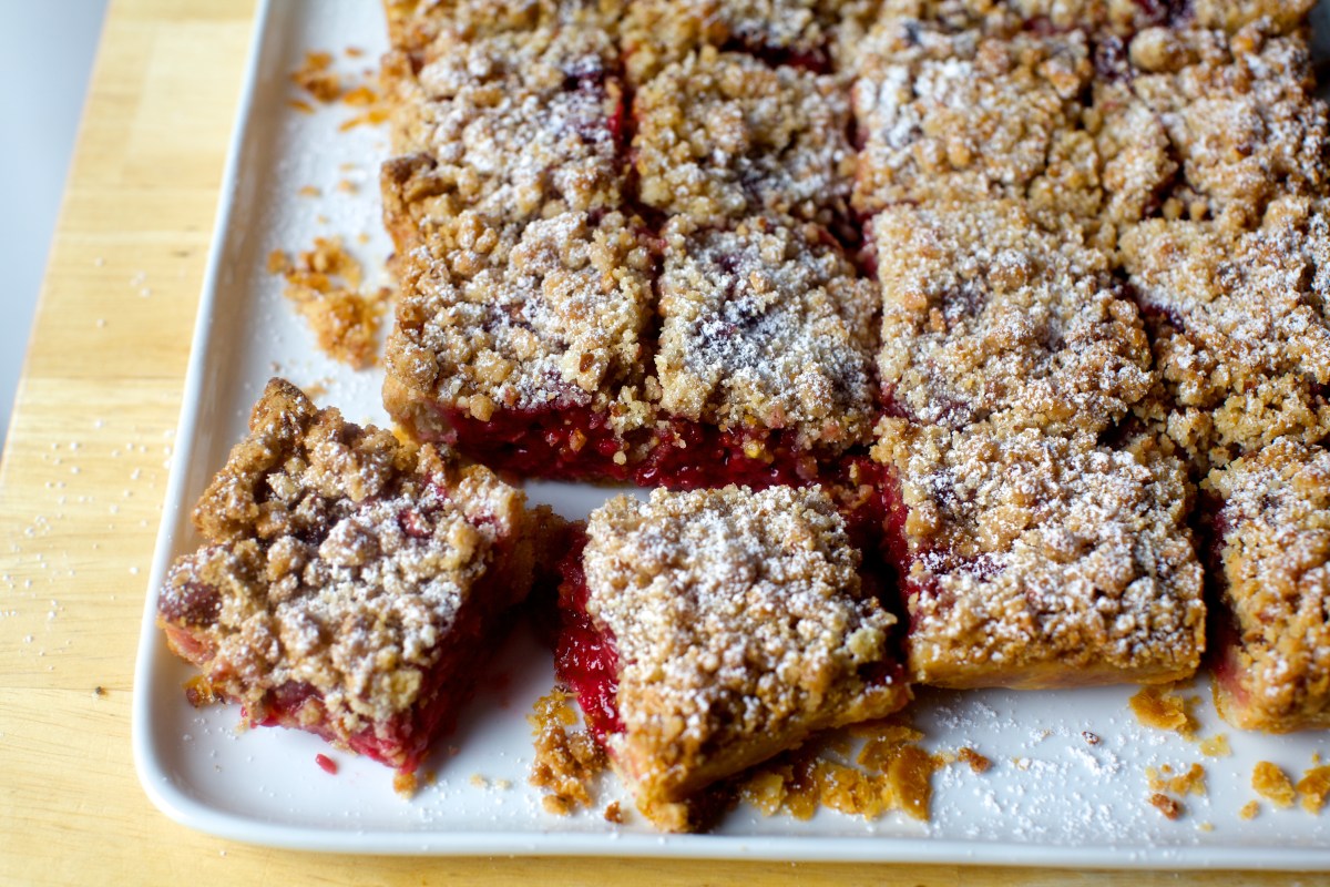 Raspberry Crumble Tart Recipe