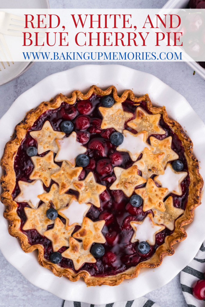 Red, White, and Blue Cherry Pies Recipe