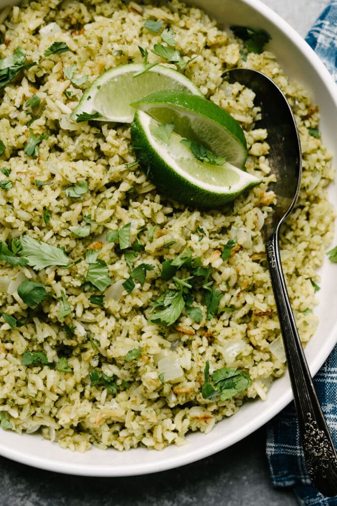 Rice with Green Pepper and Jalapeno Recipe