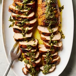 Rum-Brined Pork Tenderloin Po' Boy Recipe
