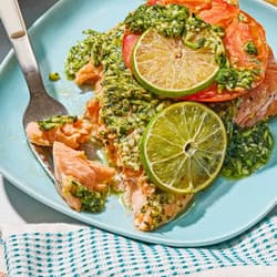 Salmon with Lemon, Capers, and Rosemary Recipe