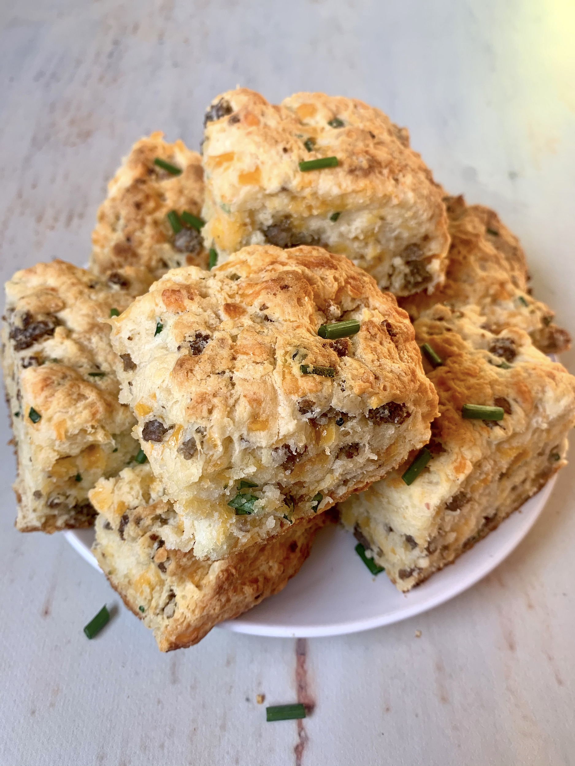 Sausage-Cheddar Biscuits Recipe