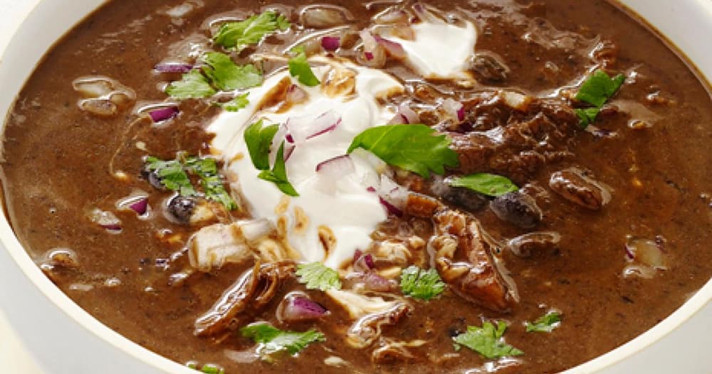 Slow-Cooker Black-Bean Soup with Turkey Recipe Kitchen