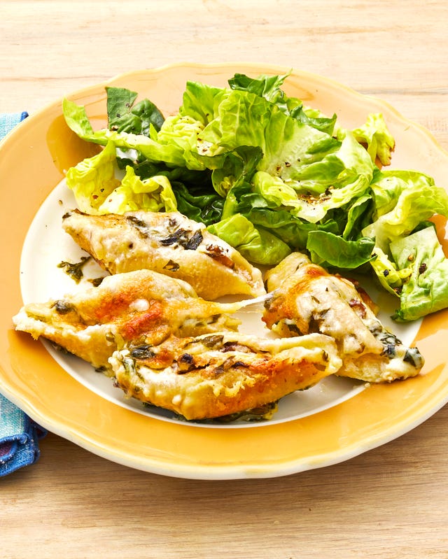 Spinach and Mushroom Stuffed Shells Recipe
