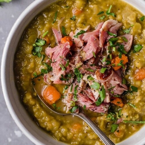Split Pea Soup with Ham Hocks Recipe