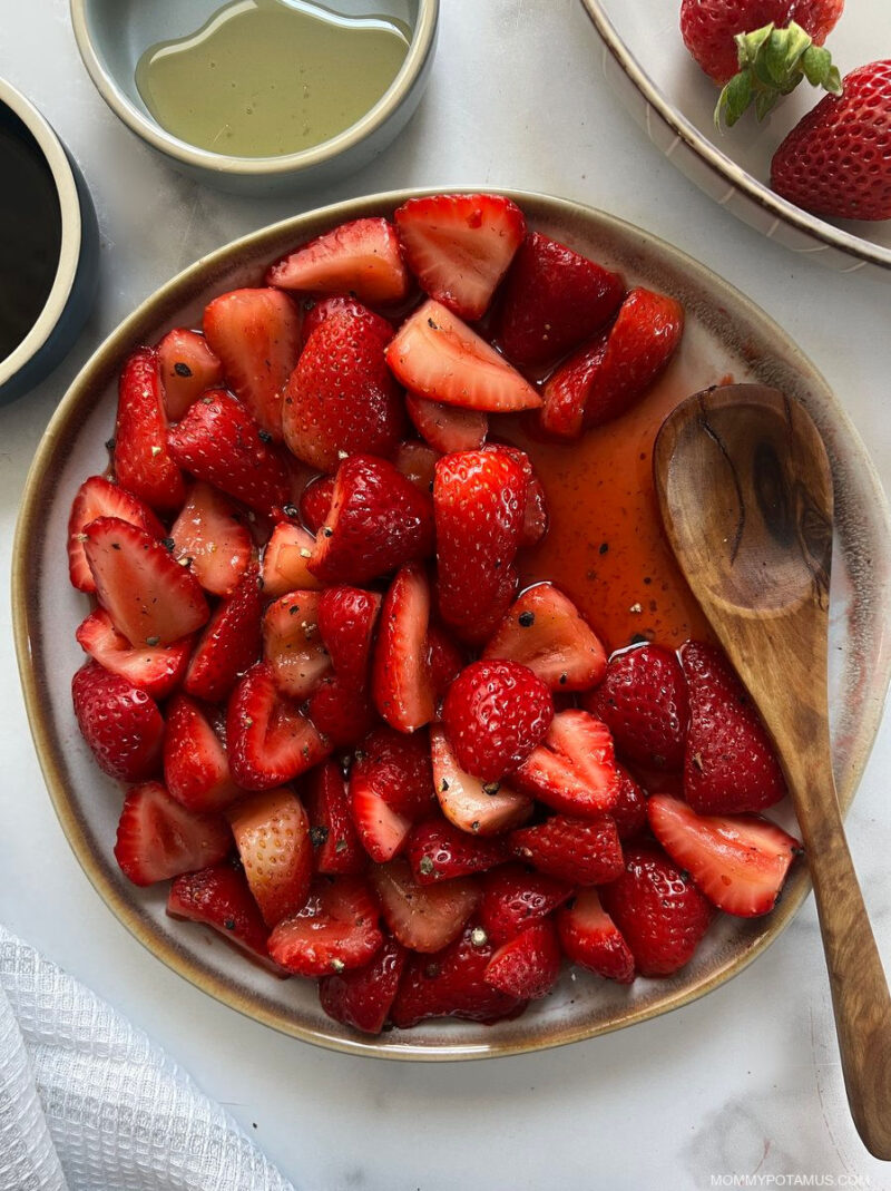 Strawberries with Balsamic Vinegar Recipe