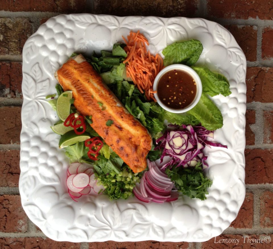 Thai Red Curry Mahi Mahi Salad Recipe Kitchen