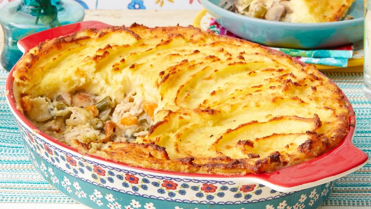 Turkey Shepherd's Pie with Leftover Mashed Potatoes Recipe