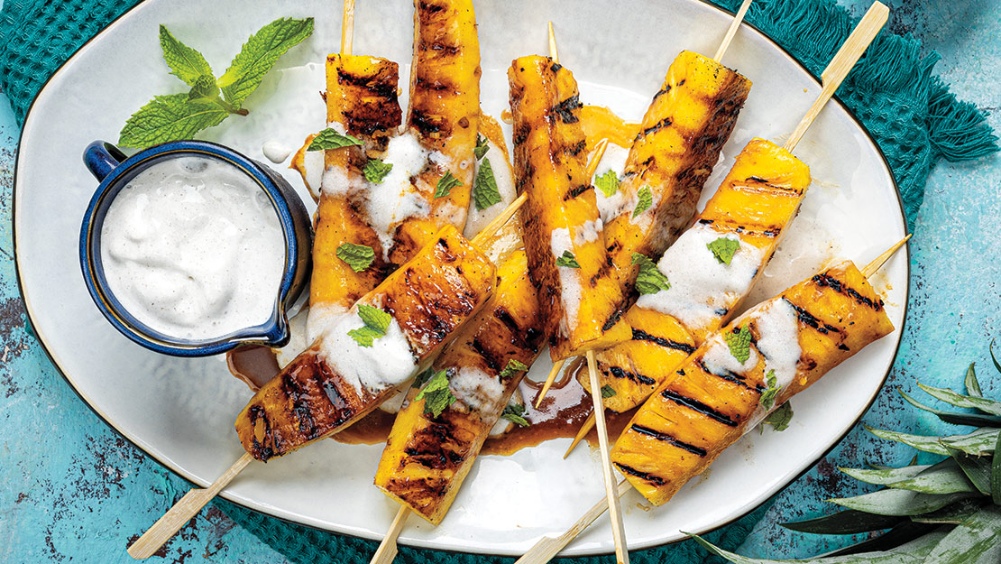 Vanilla Lime Pineapple Skewers Recipe