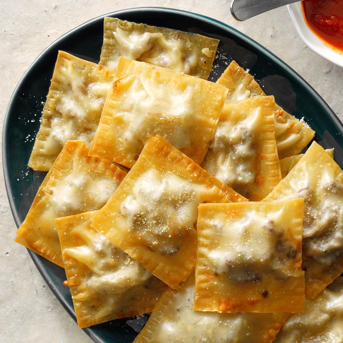 Wonton Skin Raviolis Recipe