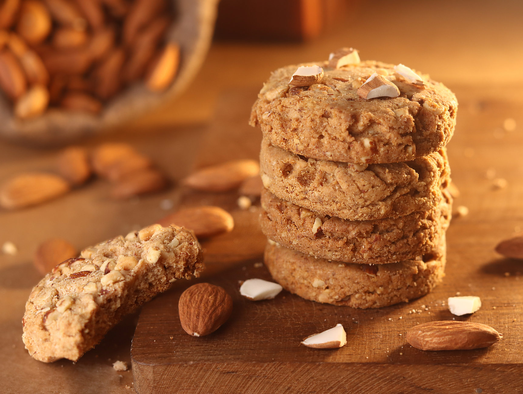 Eggless Almond Cookies - Simple, Soft & Flavorful Baking