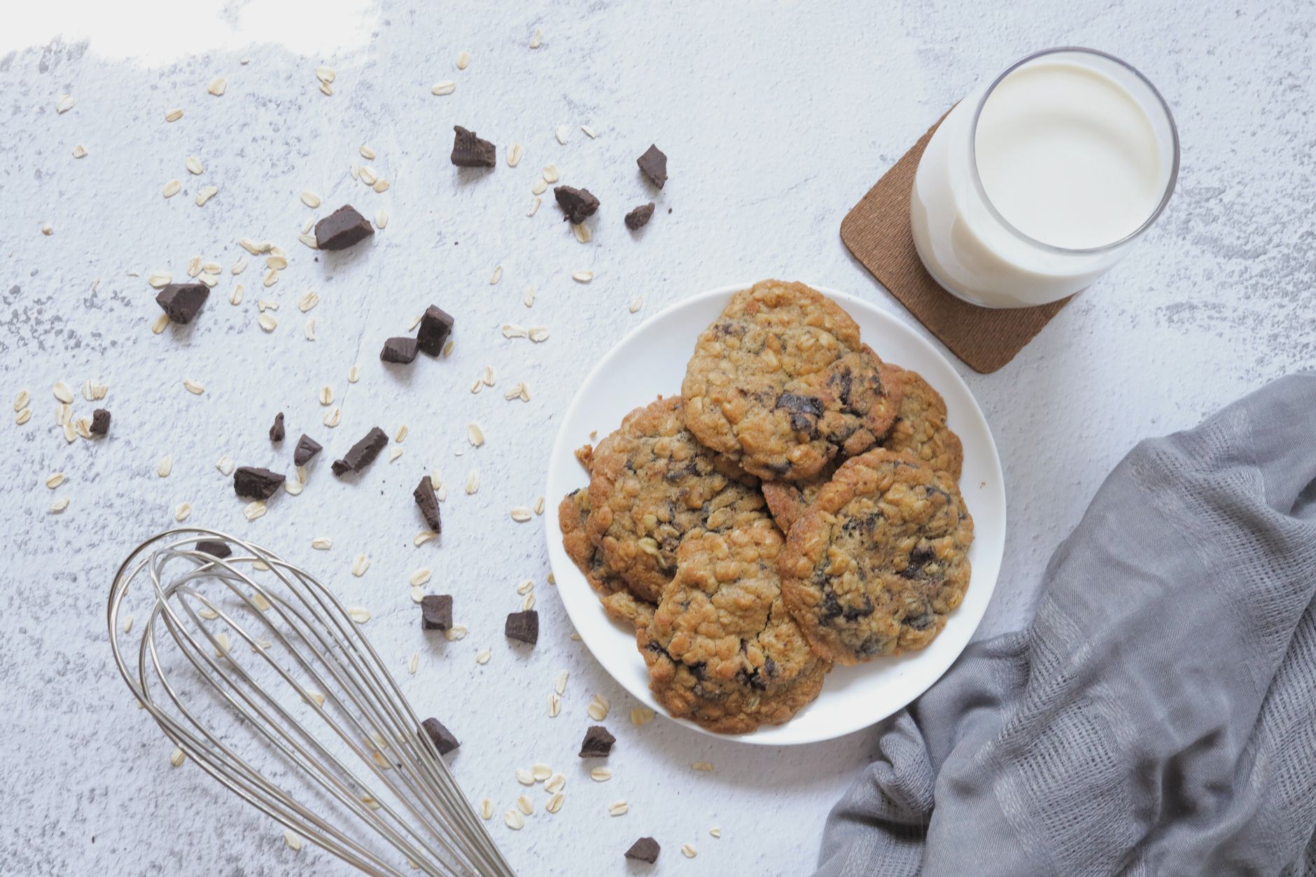 Soft-Baked Almond Flour Maple Syrup Chocolate Chip Cookies