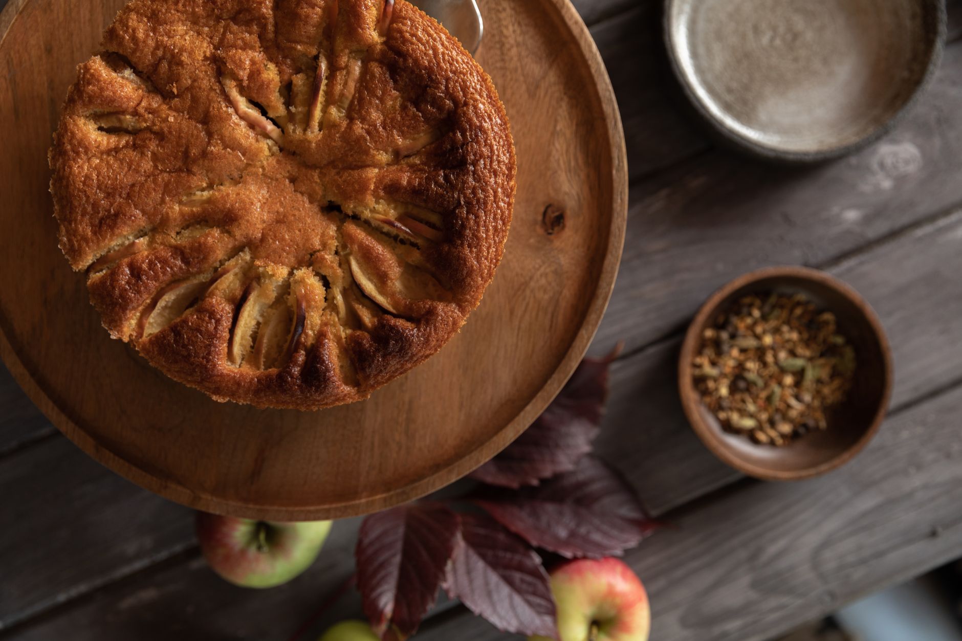 Apple Spice Cake with Cream Cheese Icing