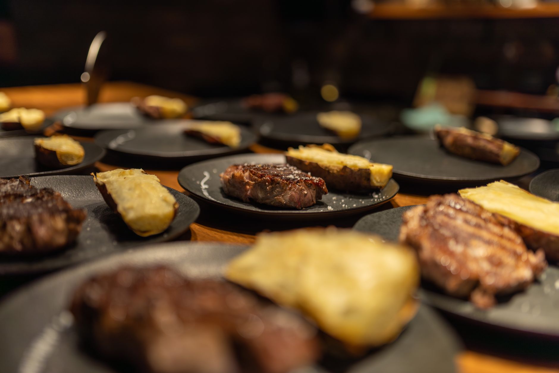 Masala Rib-Eye Steak and Cumin Potatoes