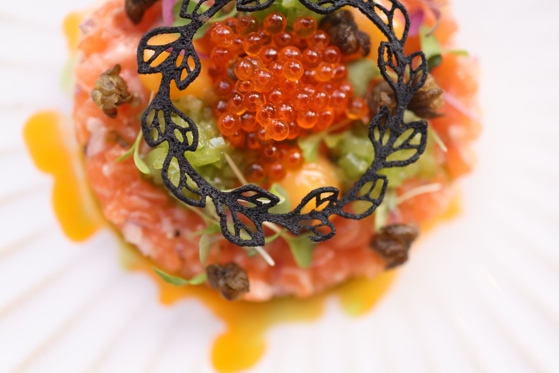 Poppy Seed Crackers with Egg Mousse and Caviar: Elegant Snack Recipe