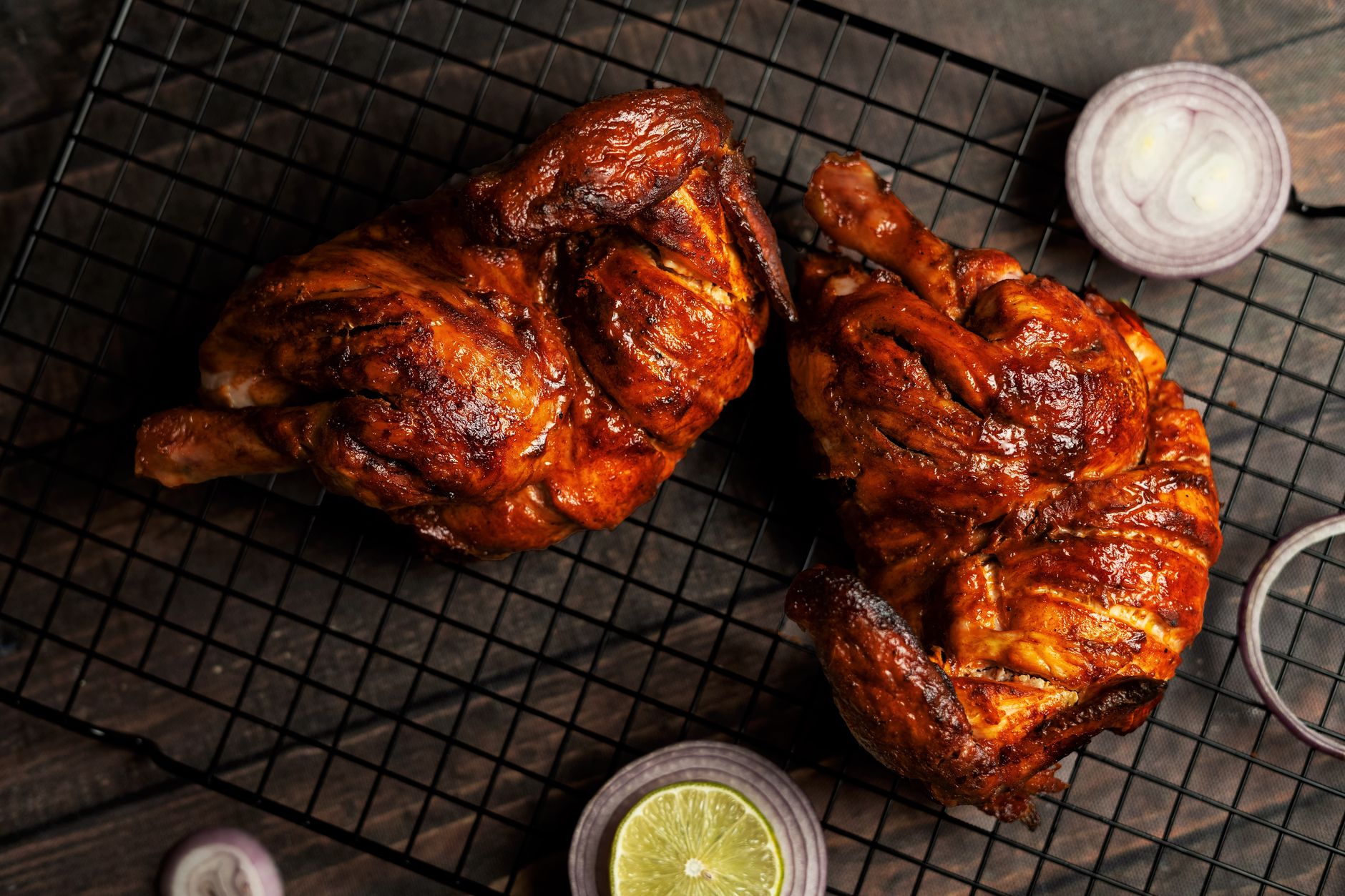 Roasted Chicken with a Papaya Glaze