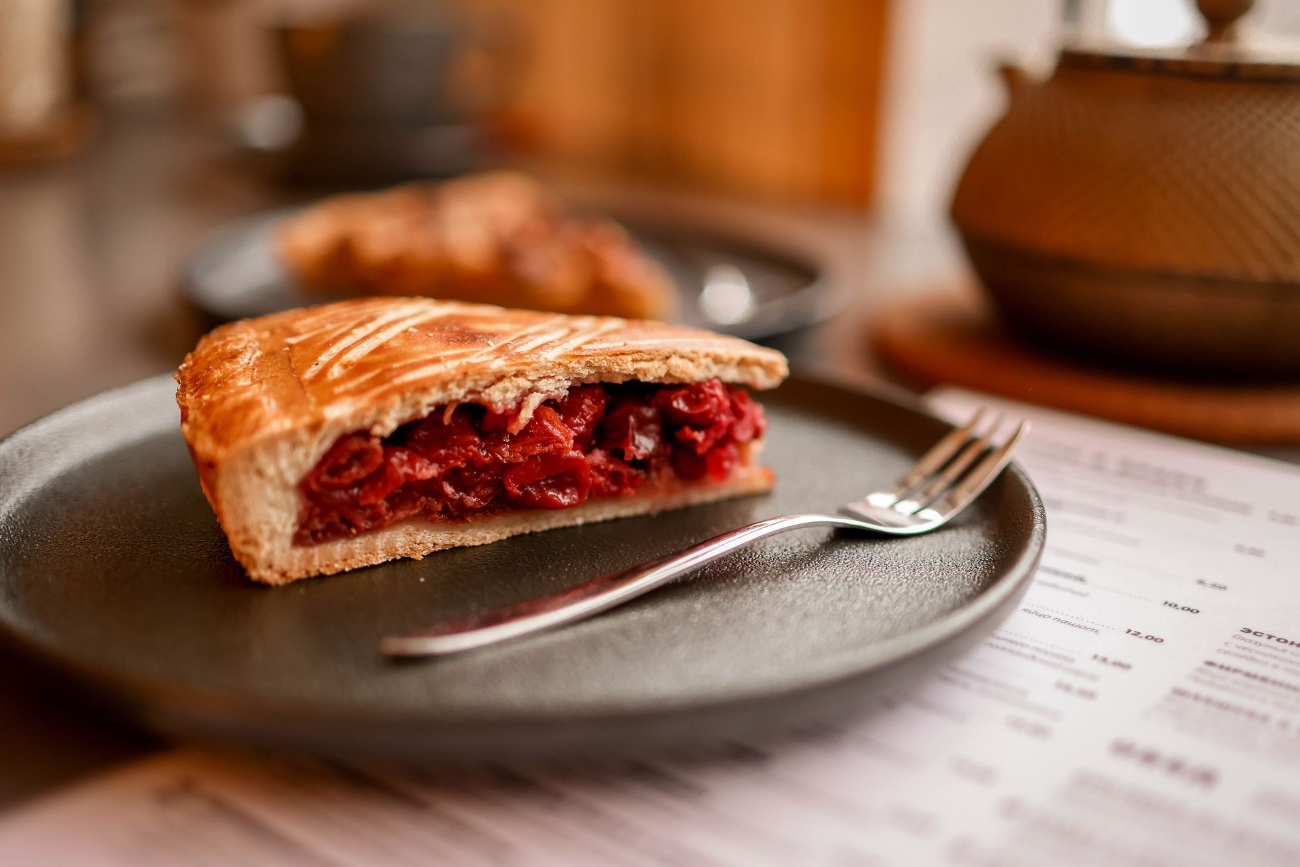 Southern Summer Peach-Cherry Pie