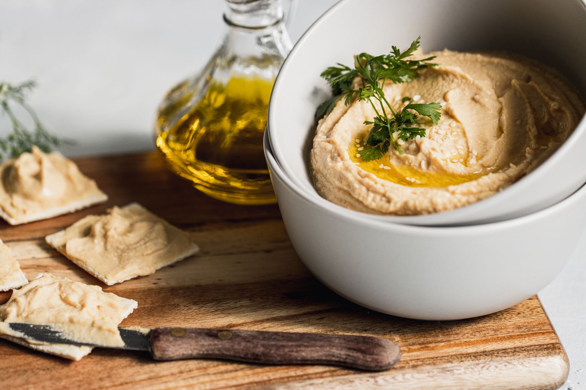 Chick Pea and Garlic Puree Recipe